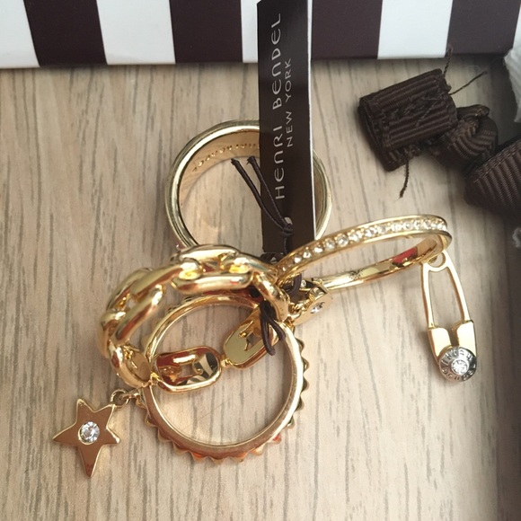 Henri Bendel Pretty Punk Enamel Ring Light Pink - Picture 4 of 8